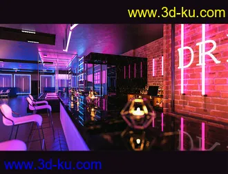 3D打印模型The Neon Bar Environment Bundle的图片