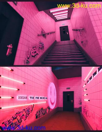 3D打印模型The Neon Bar Environment Bundle的图片