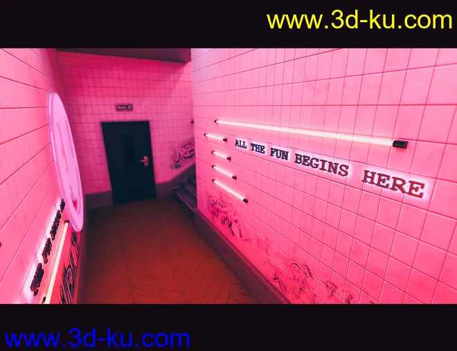 The Neon Bar Environment Bundle模型的图片15