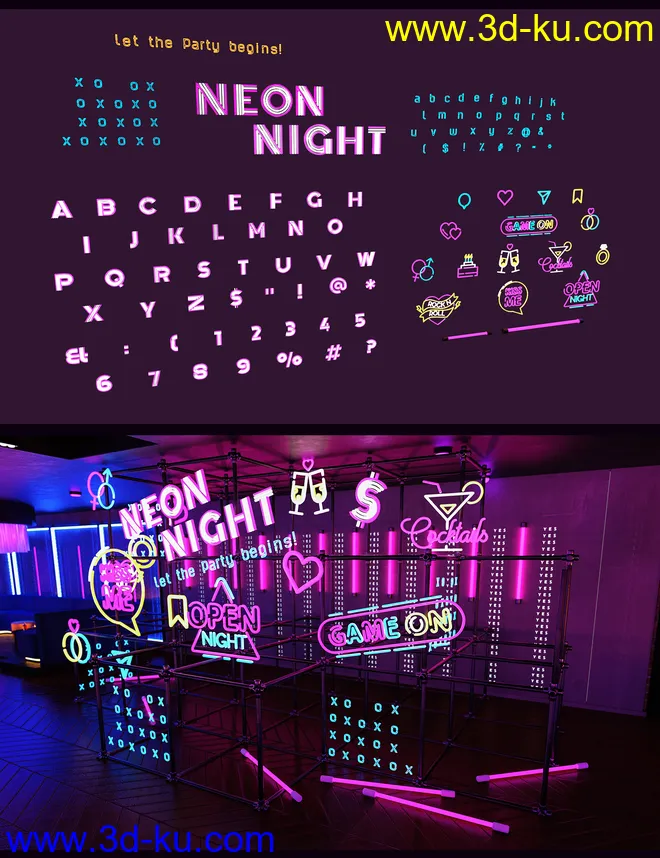 The Neon Bar Environment Bundle模型的图片19