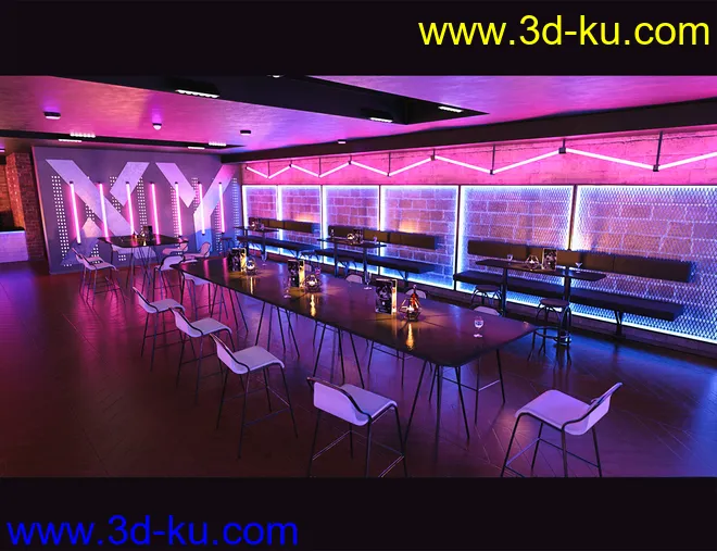 The Neon Bar Environment Bundle模型的图片23