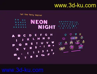 3D打印模型The Neon Bar Environment Bundle的图片