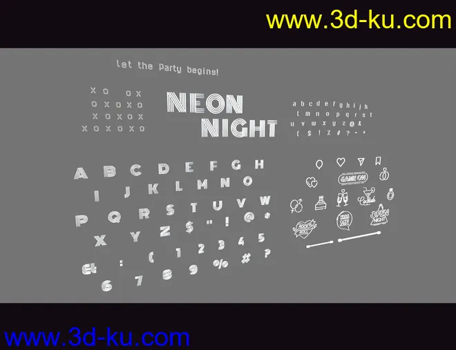 The Neon Bar Environment Bundle模型的图片29