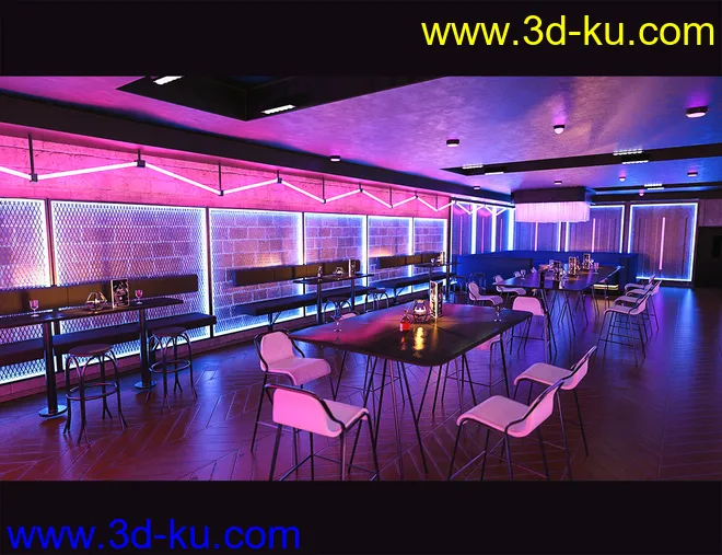 The Neon Bar Environment Bundle模型的图片30