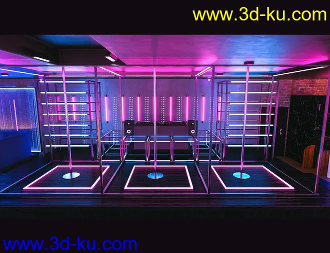 The Neon Bar Environment Bundle模型的图片33