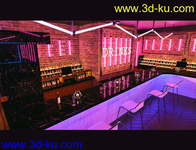 The Neon Bar Environment Bundle模型的图片34