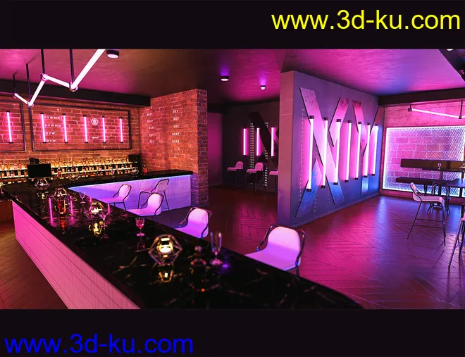 The Neon Bar Environment Bundle模型的图片35