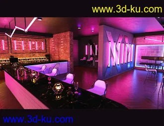 3D打印模型The Neon Bar Environment Bundle的图片