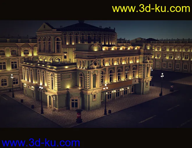 The Royal Opera Building模型的图片10