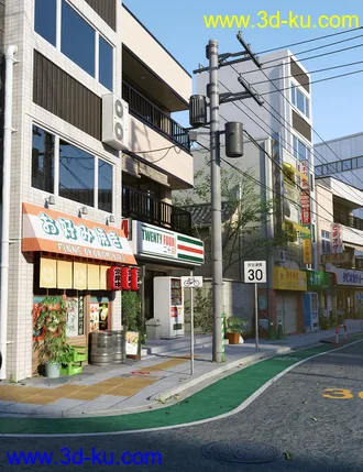 3D打印模型The Streets of Japan的图片