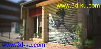 3D打印模型The Streets of Japan的图片