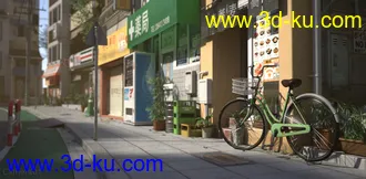 3D打印模型The Streets of Japan的图片