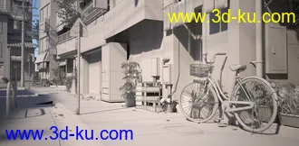 3D打印模型The Streets of Japan的图片