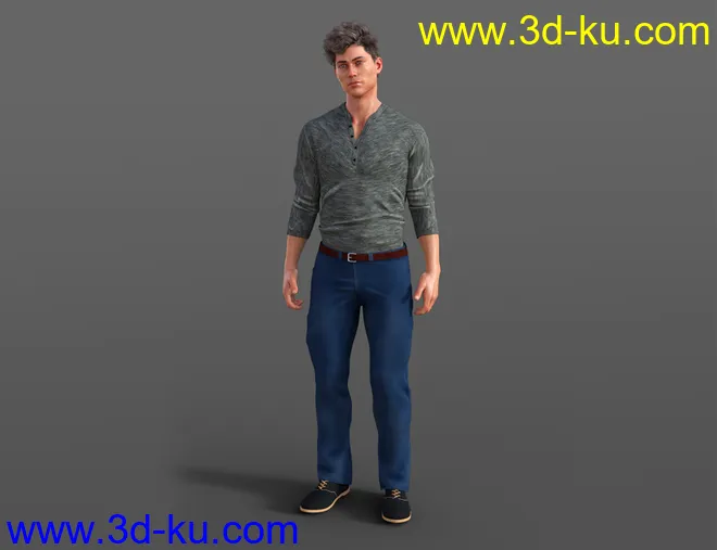 Thinking Animations for Genesis 8模型的图片3