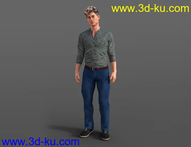 Thinking Animations for Genesis 8模型的图片5