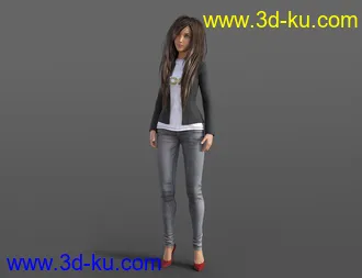 3D打印模型Thinking Animations for Genesis 8的图片