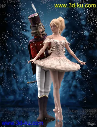 3D打印模型Timeless Ballet Poses and Expressions for Genesis 8 and 8.1的图片