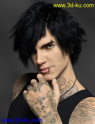 3D打印模型TM Callum for Genesis 8.1 Male的图片