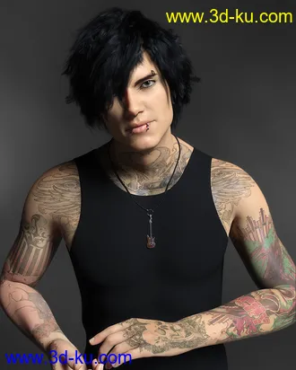 3D打印模型TM Callum for Genesis 8.1 Male的图片