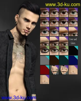 3D打印模型TM Callum for Genesis 8.1 Male的图片