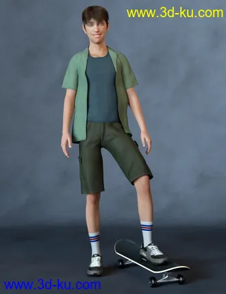 3D打印模型Trevor for Genesis 8 Male的图片