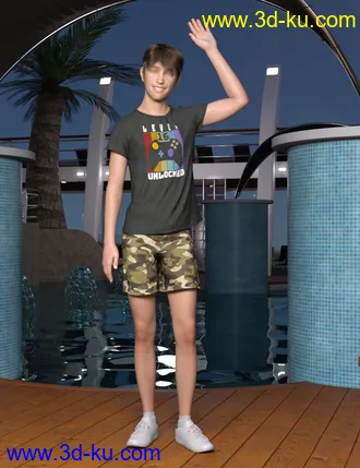 3D打印模型Trevor for Genesis 8 Male的图片