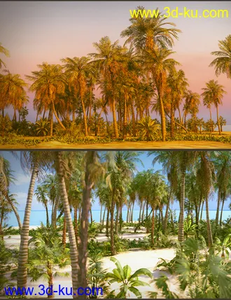 3D打印模型Tropical Beach的图片