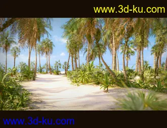 3D打印模型Tropical Beach的图片