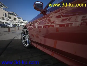3D打印模型UltraHD Iray HDRI With DOF - Modern Seaside City的图片