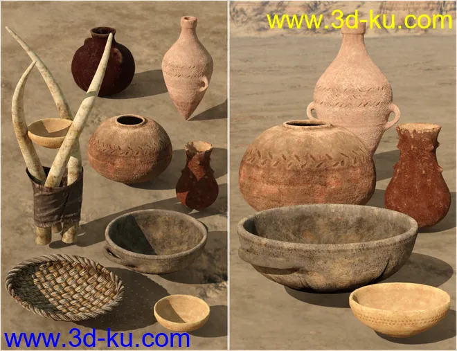 v176 Desert Tribe Hut模型的图片3