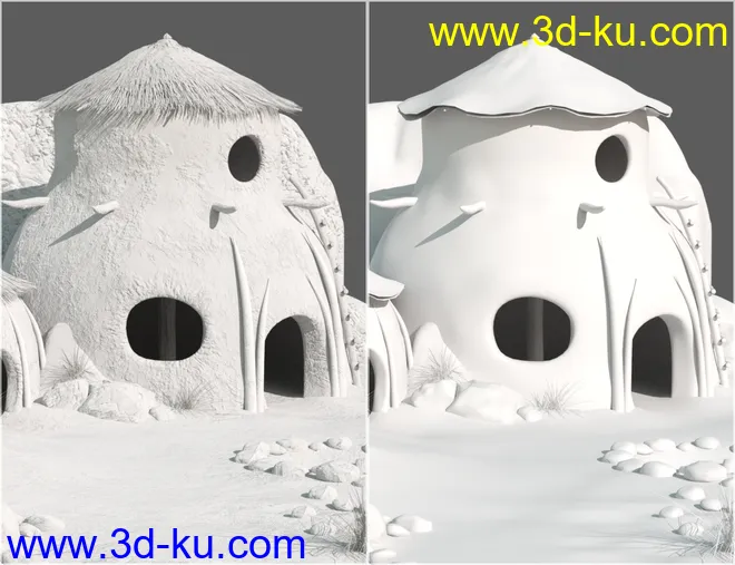 v176 Desert Tribe Hut模型的图片6