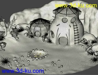 3D打印模型v176 Desert Tribe Hut的图片