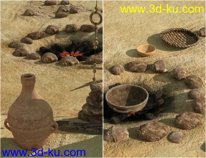 v176 Desert Tribe Hut模型的图片10