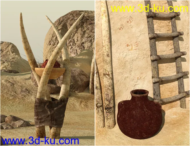 v176 Desert Tribe Hut模型的图片11