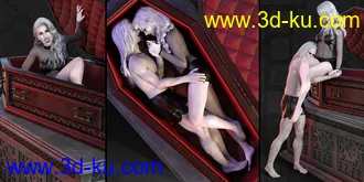 3D打印模型Vampire Crypt Poses for Genesis 8的图片