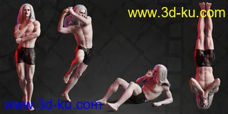 3D打印模型Vampire Crypt Poses for Genesis 8的图片