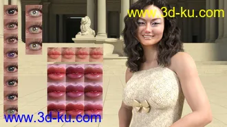 3D打印模型Vega HD for Genesis 8 Female的图片