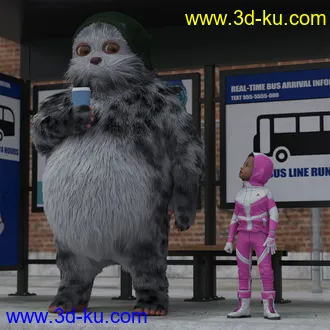 3D打印模型Velloso For Genesis 8 Male的图片