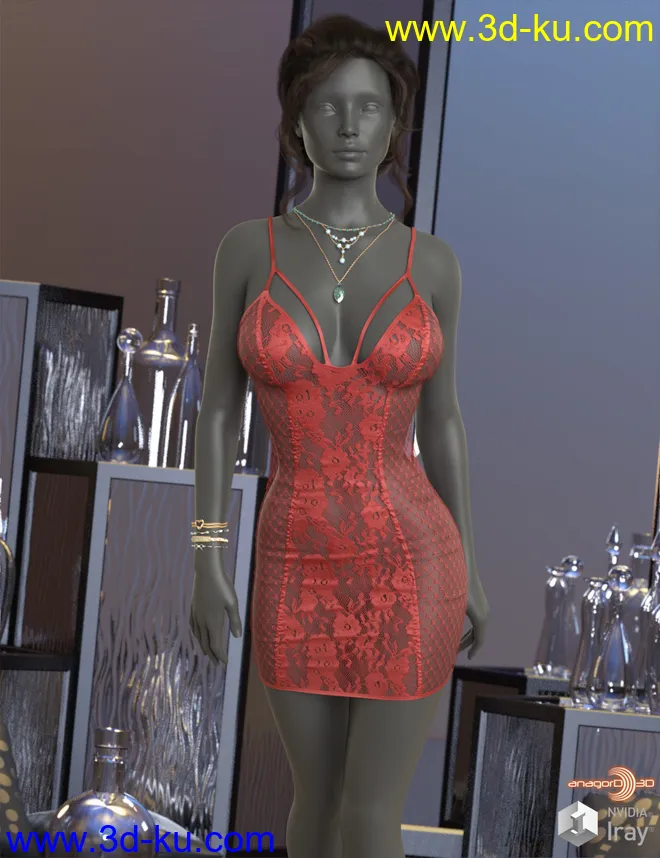 VERSUS - dForce Occasion Dress for Genesis 8 Females模型的图片1