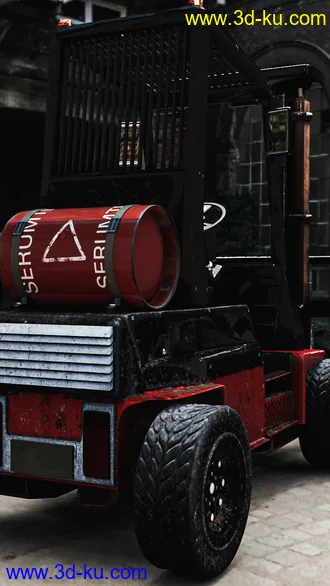 3D打印模型Warehouse Forklift的图片