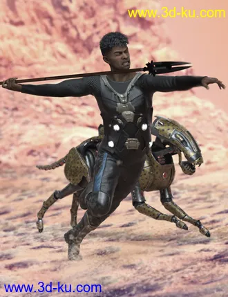 3D打印模型Warrior Kola Poses for Kola 8.1的图片