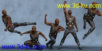 3D打印模型Warrior Kola Poses for Kola 8.1的图片