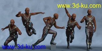 3D打印模型Warrior Kola Poses for Kola 8.1的图片