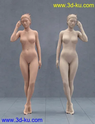 3D打印模型Well Heeled Poses for Genesis 3 and 8 Female的图片