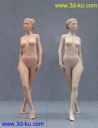 3D打印模型Well Heeled Poses for Genesis 3 and 8 Female的图片