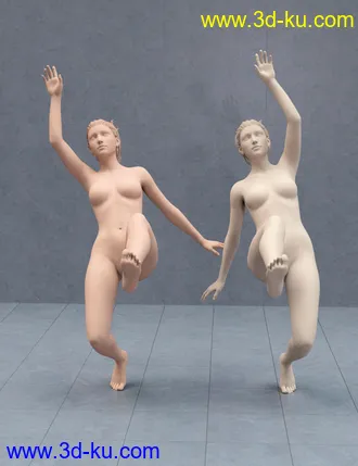 3D打印模型Well Heeled Poses for Genesis 3 and 8 Female的图片