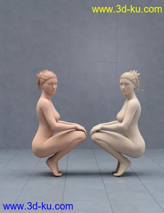 3D打印模型Well Heeled Poses for Genesis 3 and 8 Female的图片