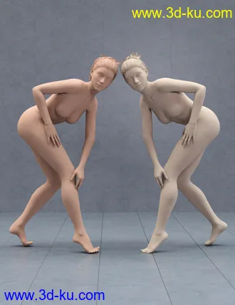 3D打印模型Well Heeled Poses for Genesis 3 and 8 Female的图片