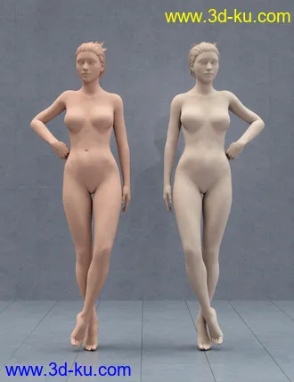 3D打印模型Well Heeled Poses for Genesis 3 and 8 Female的图片