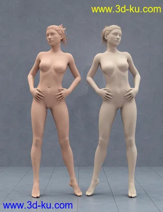 3D打印模型Well Heeled Poses for Genesis 3 and 8 Female的图片